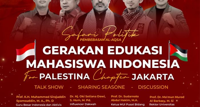 Forum Komunikasi Mahasiswa Bela Palestina Gelar Talkshow Edukasi Tentang Palestina