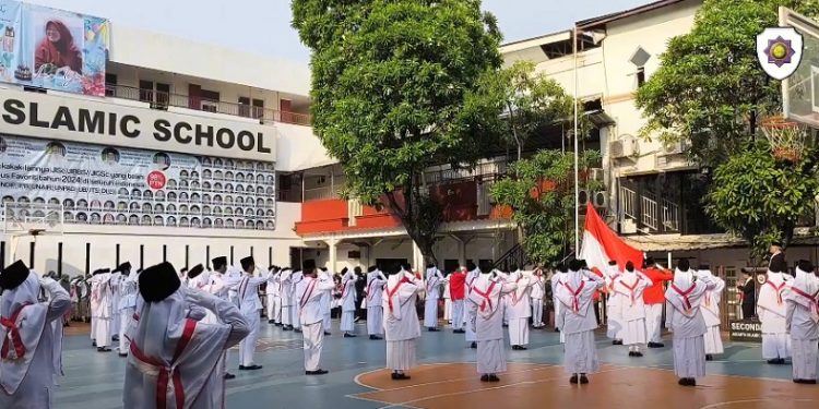 Jakarta Islamic School Adakan Upacara Hari Kemerdekaan Indonesia HUT Ke 79