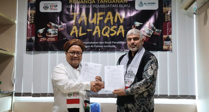 YPSP Umumkan Finalisasi Perjanjian Pencetakan Buku Taufan Al Aqsha