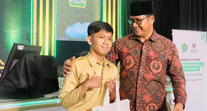 MTQ Nasional ke-30, BAZNAS Inisiasi Zakat untuk Akses Al-Qur'an bagi Disabilitas Netra dan Teman Tuli