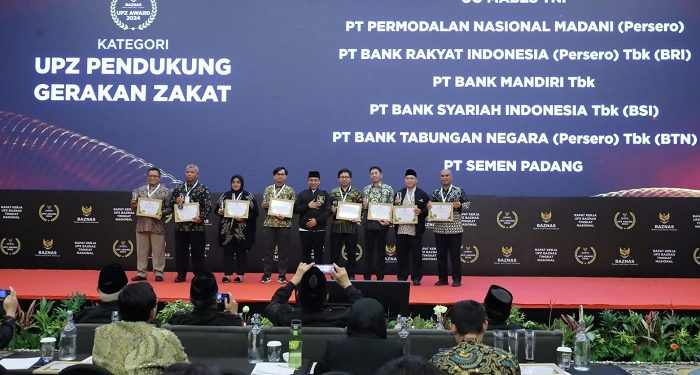BAZNAS RI Beri Penghargaan kepada 92 UPZ Terbaik dalam Ajang UPZ Award 2024