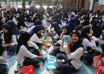 Aksi Bergizi SMP JISc Bersama Puskesmas Kec Makasar