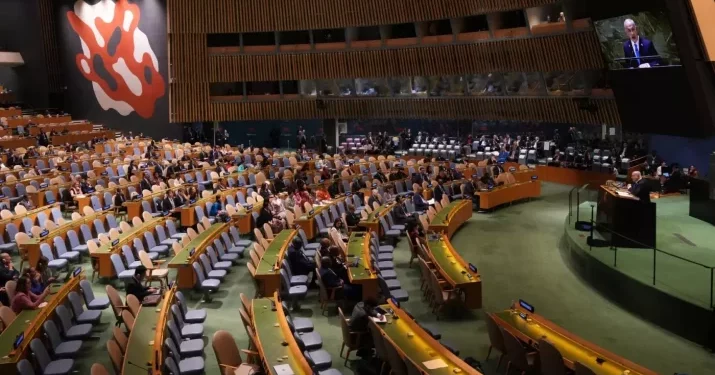 Anggota Sidang Umum PBB Meninggalkan Forum Sebagai Bentuk Protes Terhadap Pidato Netanyahu