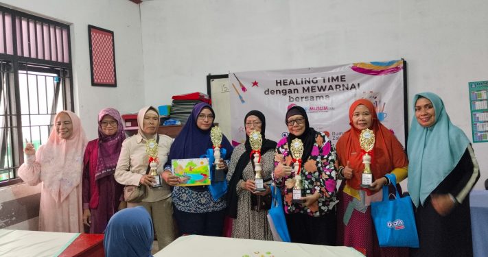 Peduli Kesehatan Mental Perempuan, Chanelmuslim.com Gelar Healing Time dengan Mewarnai untuk Dewasa