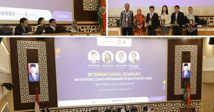 SEAMEO RECFON dan Universitas Ahmad Dahlan Gelar Seminar Internasional Program Makan Siang Sekolah