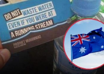 Perusahaan Air Australia Mengutip Hadis Nabi Muhammad pada Botolnya