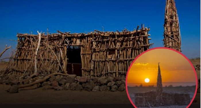 Komunitas Islam di Ethiopia Bangun Masjid Gunakan Ranting Pohon