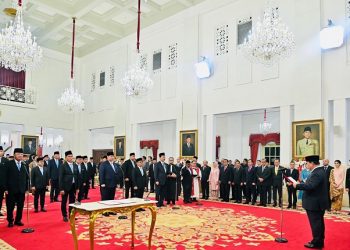 Daftar Nama Para Menteri Kabinet Merah Putih yang telah Dilantik Presiden Prabowo