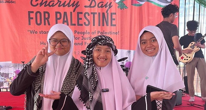 Siswa JISc Ungkap Kegiatan Charity Sebagai Bentuk Support untuk Warga Palestina