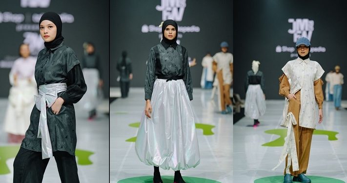 Koleksi Aksara Dayak ZM Zaskia Mecca Berpartisipasi di Jakarta Modest Fashion Week