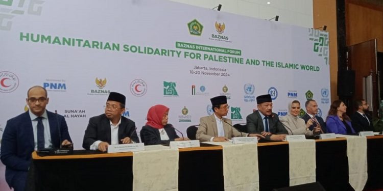 Solidaritas Kemanusiaan untuk Palestina dan Dunia Islam dalam Internasional Forum BAZNAS