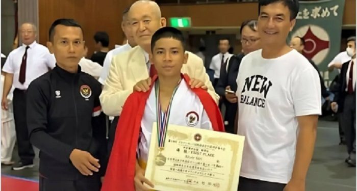 Bocah 12 Tahun Dapat Gelar Juara pada Ajang World Kyokushin Kaikan International