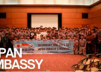 SMA JISc Kunjungi Kedutaan Jepang dan Museum Bank Indonesia