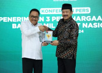 BAZNAS RI Raih Penghargaan Pengawasan Kearsipan ANRI dengan Predikat A