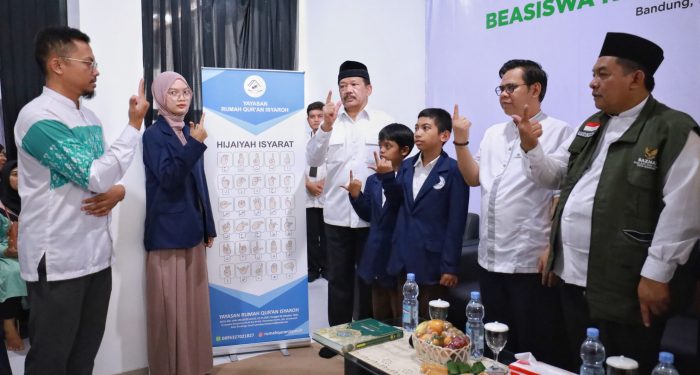BAZNAS RI Luncurkan Gerakan Cinta Disabilitas di Yayasan Rumah Qur'an Isyaroh