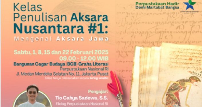 Pelestarian Warisan Budaya Bangsa, Perpustakaan Nasional RI Adakan Kelas Penulisan Aksara Nusantara