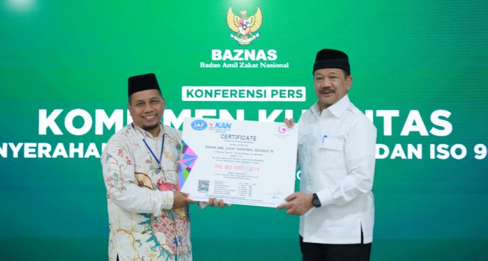 BAZNAS RI Pertahankan ISO Anti Suap dan Manajemen Mutu 