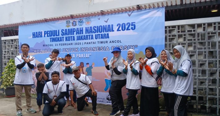 Rumah Zakat Turut Serta Berkolaborasi dalam Peringatan Hari Pilah Sampah Nasional 2025 di Pantai Karnaval Ancol