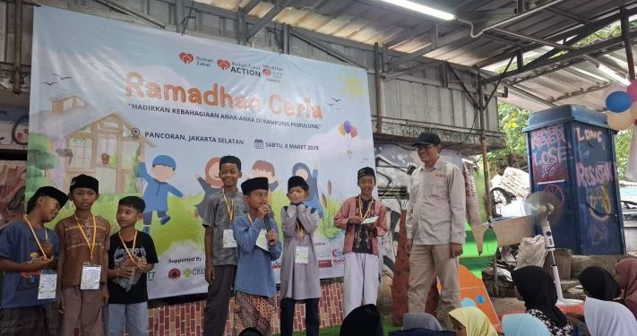 Hadir dengan Campaign "Bikin Bahagia", Rumah Zakat Gelar Ramadan Ceria Bersama Warga Kampung Pemulung Pancoran