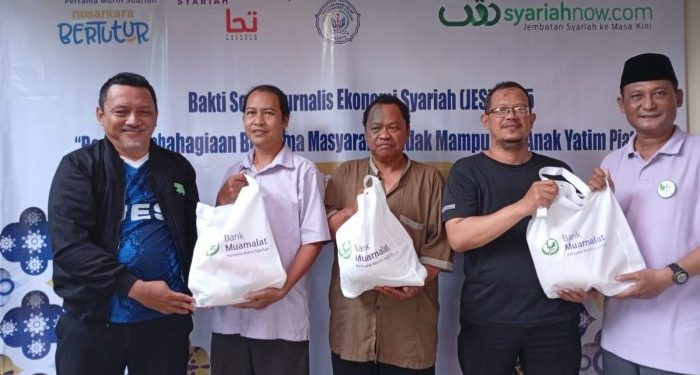 100 Paket Sembako dan Santunan kepada Anak Yatim Piatu Diberikan JES dalam Menyambut Idul Fitri 1446 H
