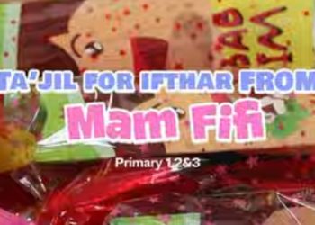 Takjil untuk Siswa SD JISc Berbuka Puasa dari Mam Fifi