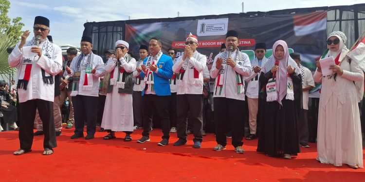 Salimah Bogor Ambil Bagian Dalam Aksi Bela Palestin