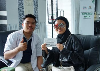 BAZNAS RI Berikan Layanan Pemeriksaan Mata dan Vaksinasi Influenza Gratis