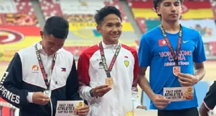 Atlet Muda Asal Indonesia Raih Medali Emas di Kompetisi Atletik Internasional di Singapura