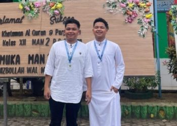 Saudara Kembar Asal Padangsidimpuan Lolos Seleksi SNBP 2025 di Dua PTN Berbeda