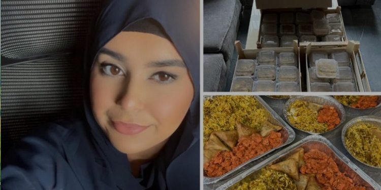 Mahasiswi di Bolton Memasak Makanan untuk Ratusan Orang yang Berpuasa