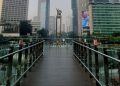 Skydeck Halte Bundaran HI Masih Jadi Spot Foto Favorit Masyarakat