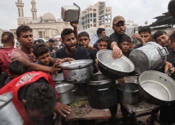 Ayah Palestina Empat Anak ini Berjuang untuk Menafkahi Keluarganya di Tengah Genosida