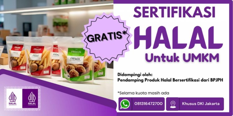 Cara Dapat Sertifikat Halal Gratis untuk UMKM DKI Jakarta