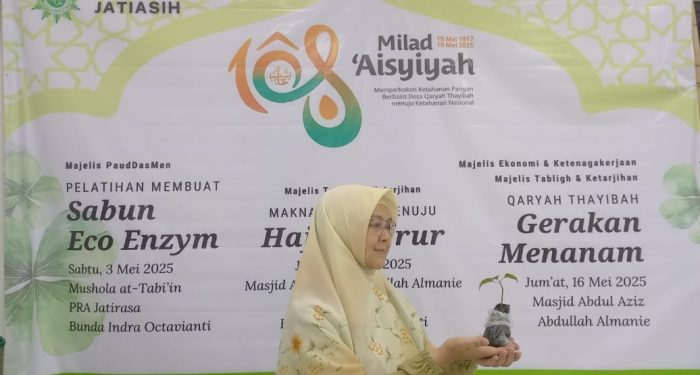 Pimpinan Cabang Aisyiyah Jatiasih Kokohkan Ketahanan Pangan dengan Menjalankan Gerakan Menanam