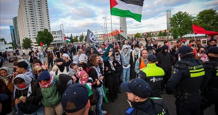 Aksi Protes di Rotterdam, Cegat Suku Cadang Jet Tempur dari Israel