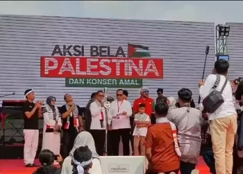 Warga Subang Gelar Aksi untuk Palestina, Tebus Donasi Hingga 1 Miliar