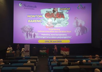 Nobar Hayya 3, Dukungan Salimah Kota Blitar untuk Palestina