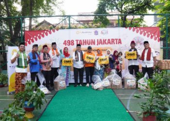 HUT Jakarta ke-498, MyFundAction Indonesia Berbagi 498 Nasi Ulam untuk Warga Kampung Bali