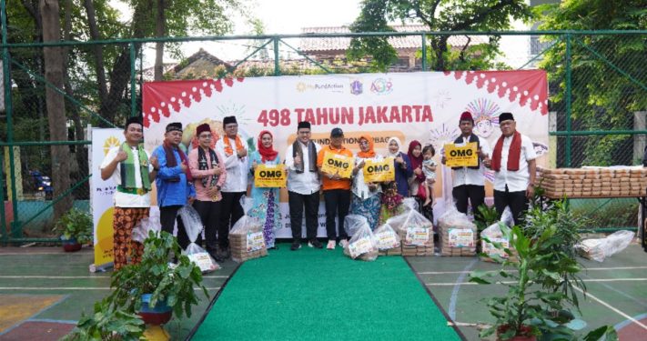 HUT Jakarta ke-498, MyFundAction Indonesia Berbagi 498 Nasi Ulam untuk Warga Kampung Bali