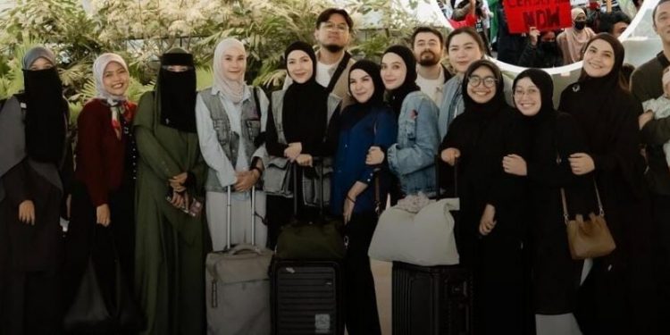 Sepuluh Aktivis Indonesia Tertahan di Mesir dalam Perjalanan Global March to Gaza