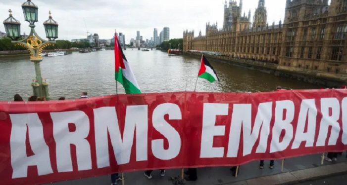 Unjuk Rasa Pro-Palestina Terjadi di Luar Parlemenn Inggris London