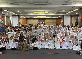 Santunan dan Edukasi Kemanusiaan Warnai Kebahagiaan 150 Anak Yatim di Hotel Horison Balairung Jakarta