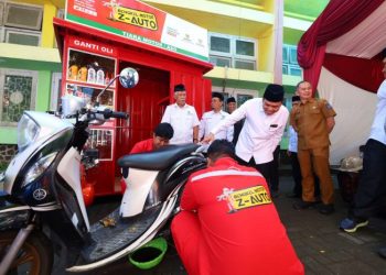 Berdayakan Mustahik, BAZNAS dan Alfamart Resmikan Program Z-Auto di Makassar