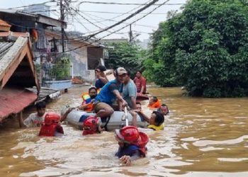 Sejumlah Wilayah Jakarta Barat Terendam Banjir Akibat Hujan Deras