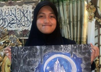 Munawwarah, Siswa JISc yang Berhasil Ikut Pameran Kids Biennale Indonesia