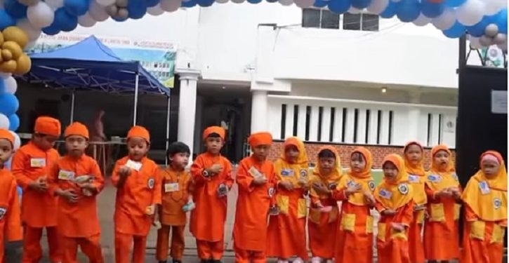 Kebahagiaan Terpancar dari Wajah Siswa Baru TK JISc saat MPLS