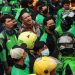 Ojol dan Kurir Online Gelar Aksi Sebagai Korban Aplikator