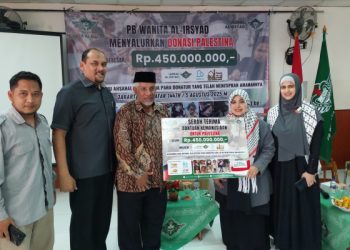 PB Wanita Al Irsyad Salurkan Donasi Kemanusiaan untuk Palestina