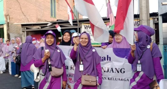 Salimah Rawapanjang Gelar Jalan Sehat dan Senam Bersama Meriahkan HUT RI ke-80