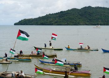 Nelayan Togeo Konvoi Perahu Bela Palestina IPC, Dilepas Tamsil Linrung